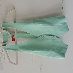 Mint green vest halter